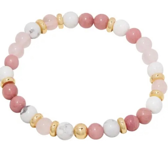 Gorjana Rose Quartz Power Gem Bracelet